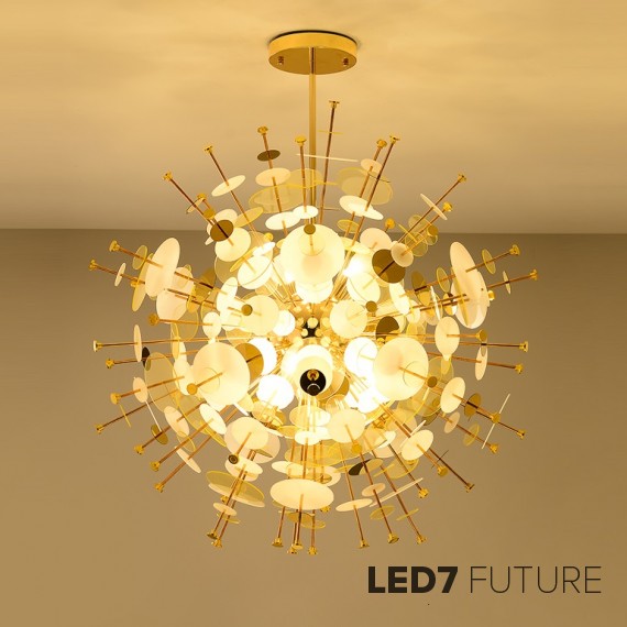 Loft Industry Modern - Hot Sun 19 Chandelier